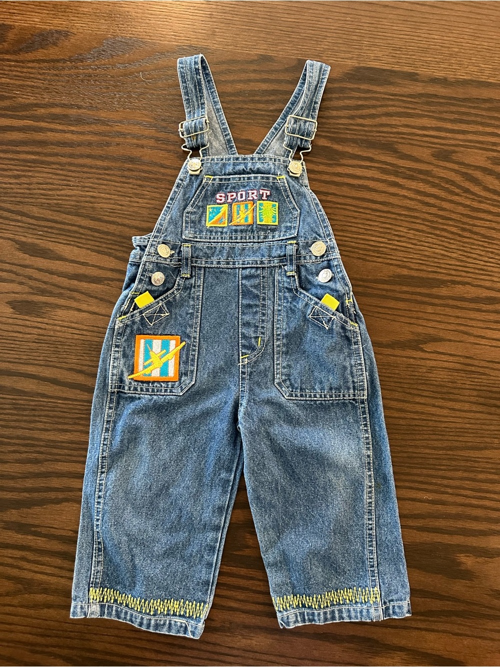 Vintage Denim Sport Overalls